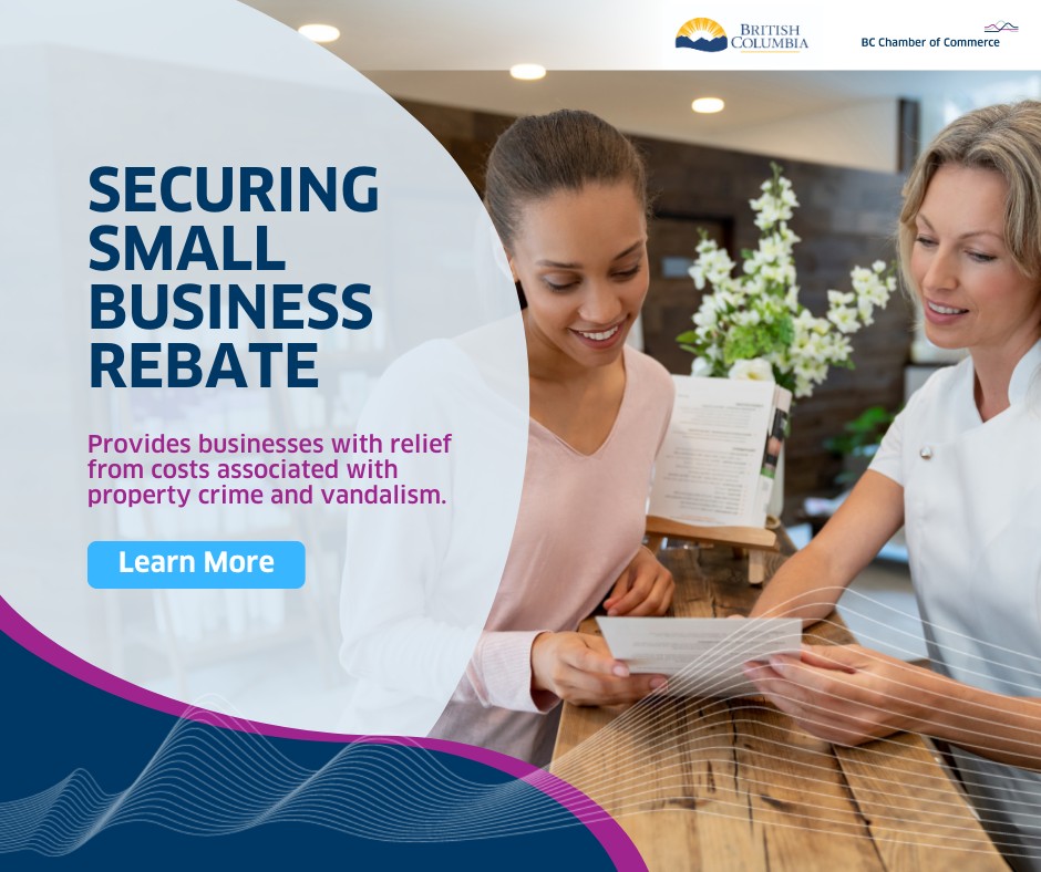 Securing Small Business Rebate - Trail and District Chamber of Commerce